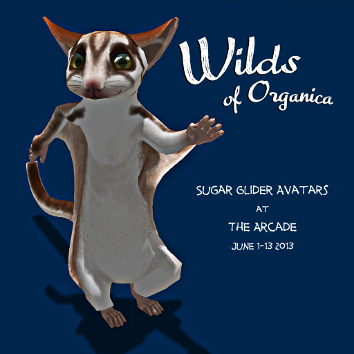 New Sugar Glider Avatars for The Arcade Gacha Event